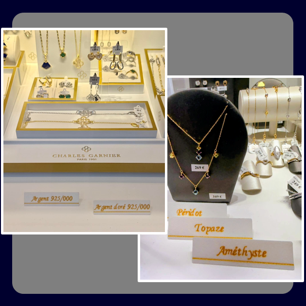 Présentation bijoux
